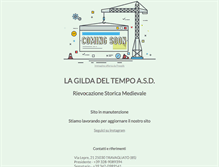 Tablet Screenshot of lagildadeltempo.com